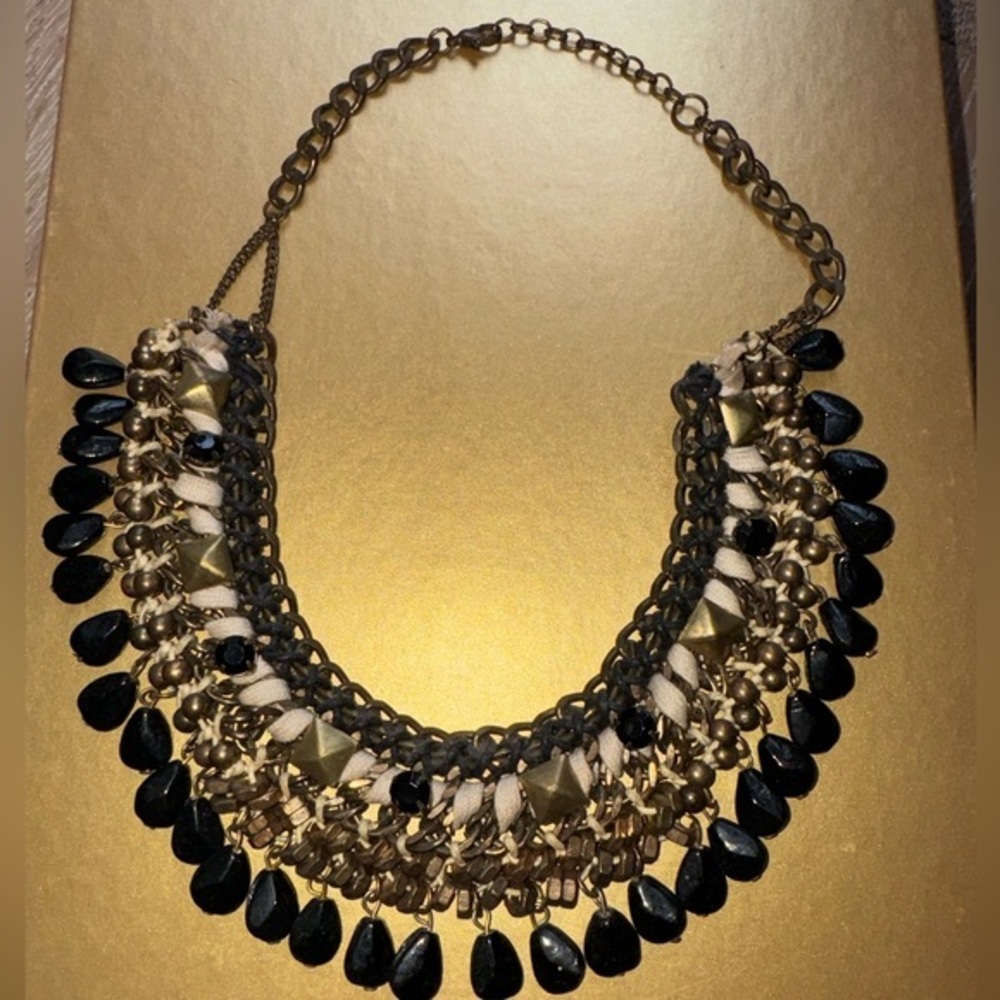 Vintage Bohemian Beaded Necklace